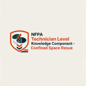 Logo of NFPA Technical Level Knowledge Component for Confined Space Rescue.